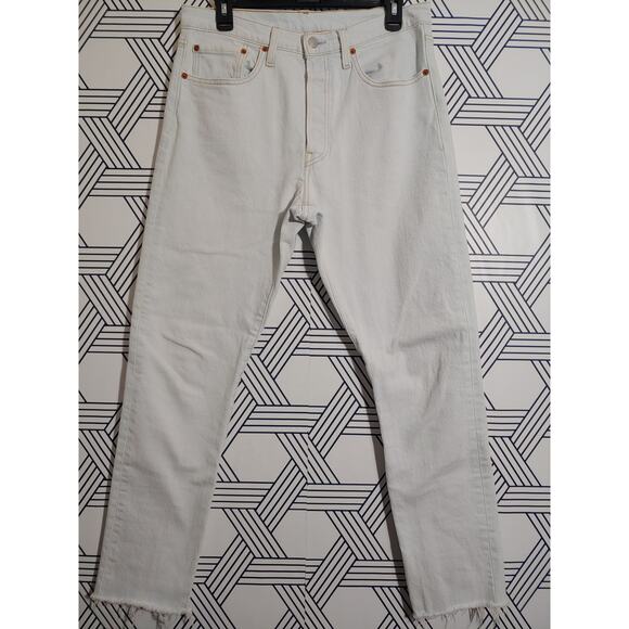 Womens Levi 501 Button Fly Jeans Size 30 - Picture 1 of 5